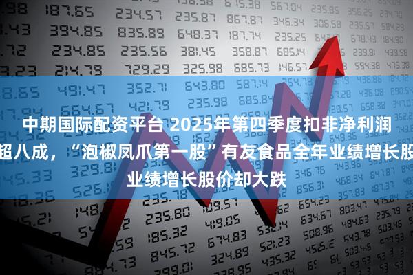 中期国际配资平台 2025年第四季度扣非净利润同比大跌超八成，“泡椒凤爪第一股”有友食品全年业绩增长股价却大跌